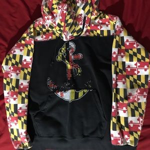 Worn Maryland hoodie